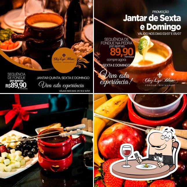 Platos en Chez Lys Blanc