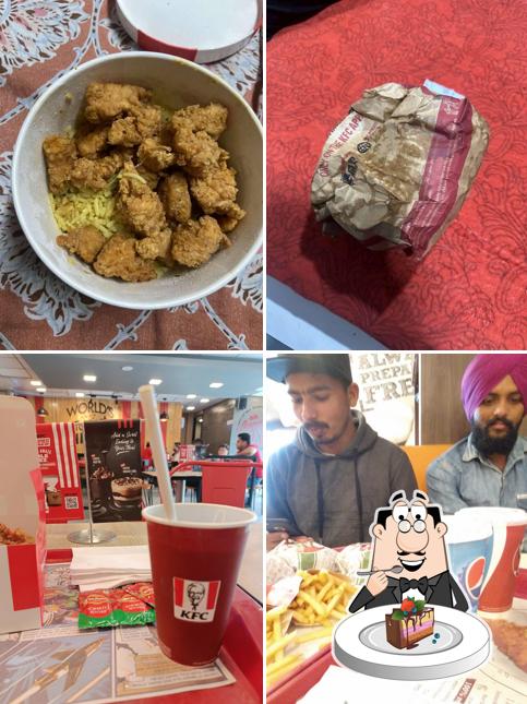 Chocolate cake at KFC