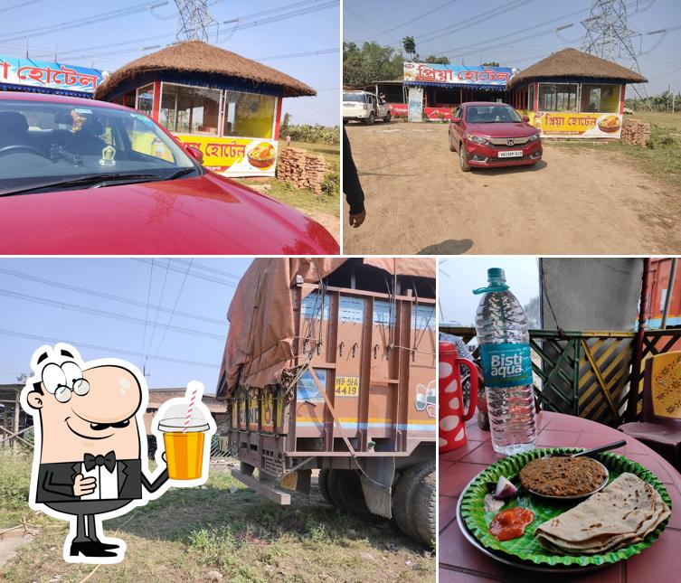 Enjoy a drink at New Priya Hotel & Restaurant