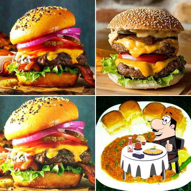 Order a burger at Mannat-11 The Food Court