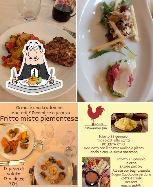 Cibo al Ristorante Del Gallo