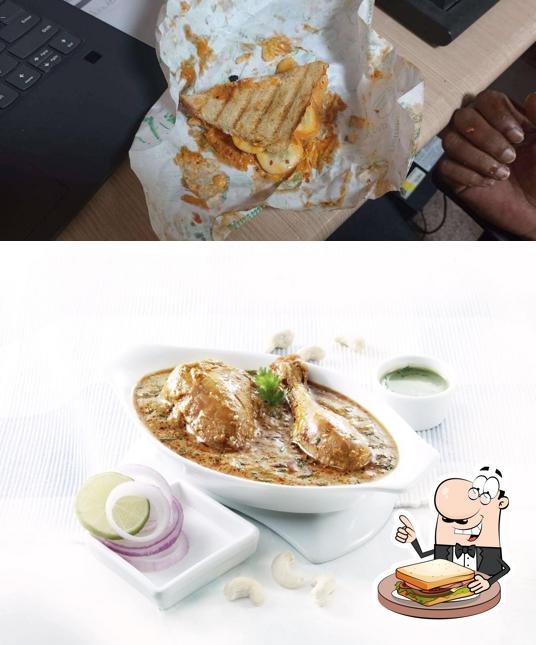 Grilled cheese sandwich at The Biryani Exchange