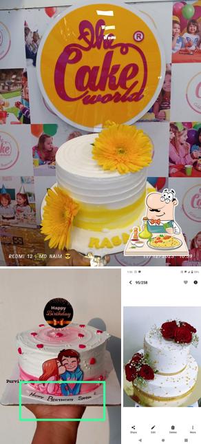 Food at The Cake World Mahad