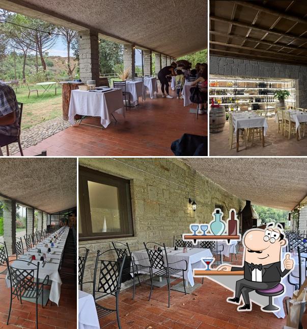Gli interni di La Locanda del Mostro