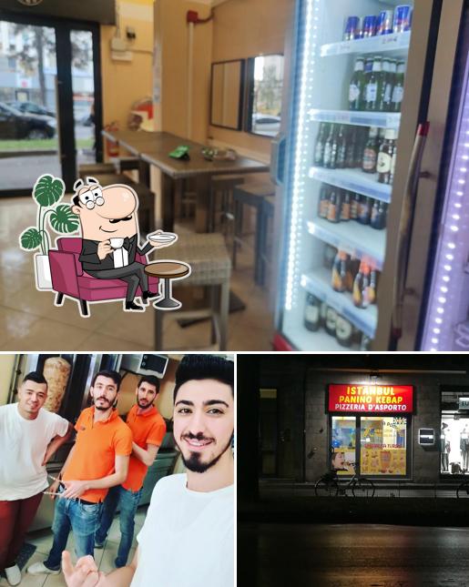 Gli interni di Istanbul Panino Kebap Pizzeria D'asporto