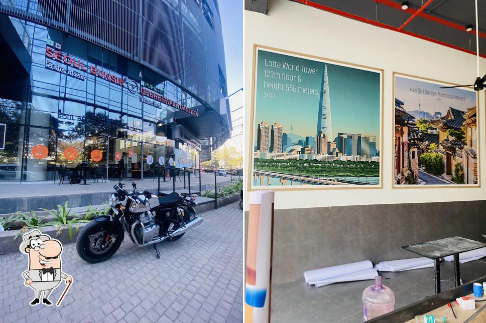 The exterior of Seoul Bunsik Korean Food in Viman Nagar