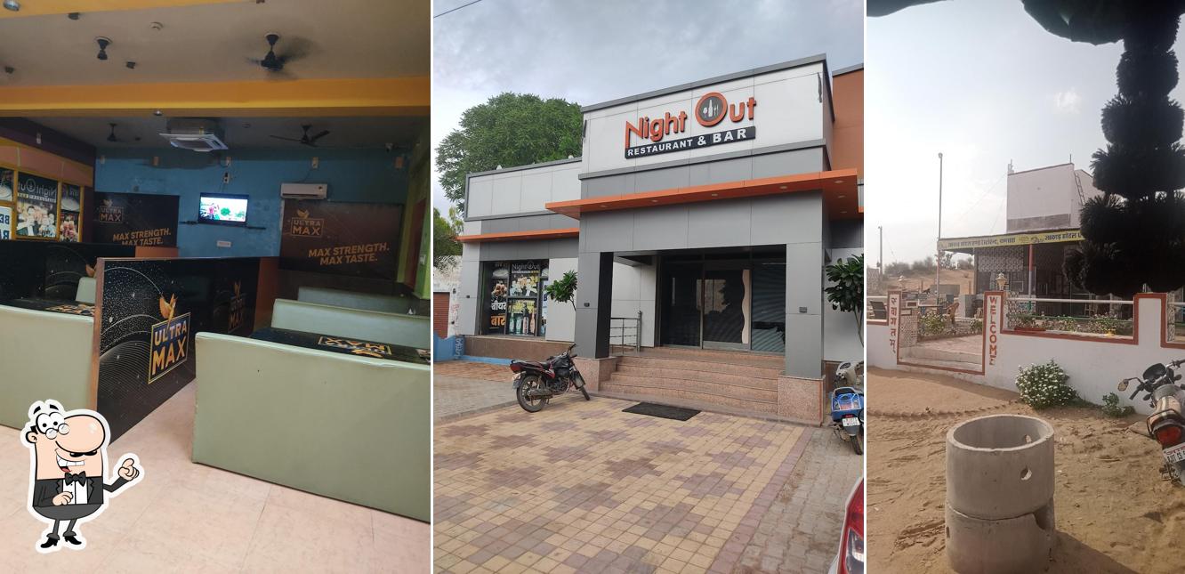 Check out how night out bar and restaurent looks outside