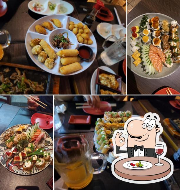Comida em Gaijin Sushi Louge