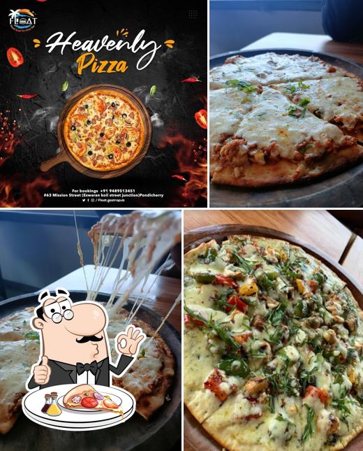 Try out pizza at Float Gastro Pub