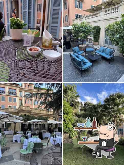 Gli interni di Hotel de Russie