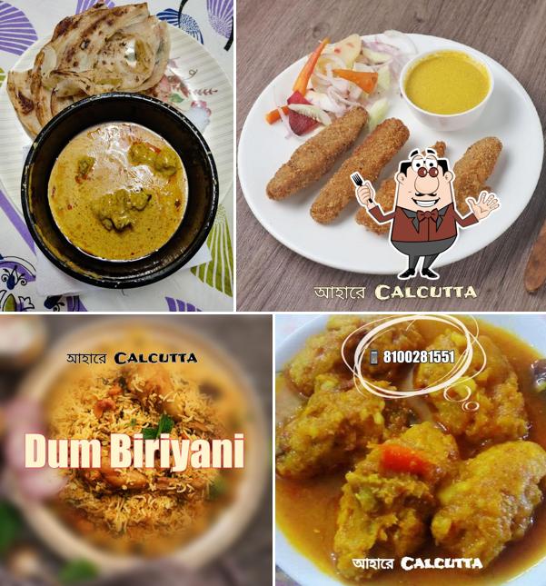 Food at Ahare Calcutta