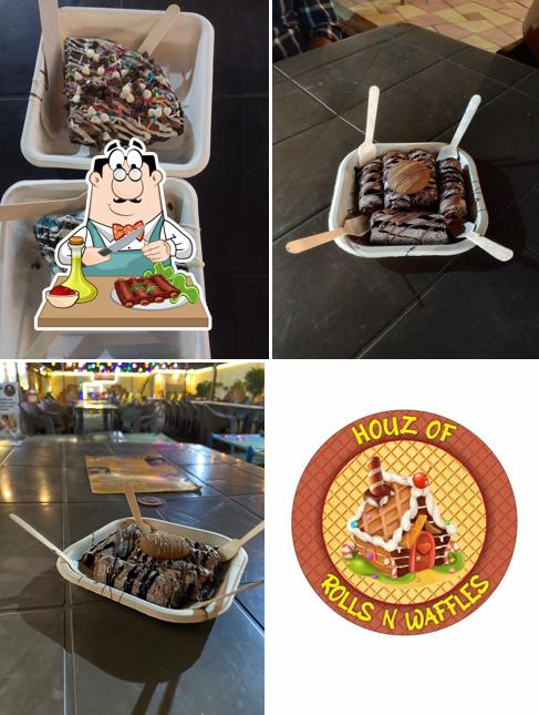 Baby back ribs at HOUZ OF ROLLS N WAFFLES