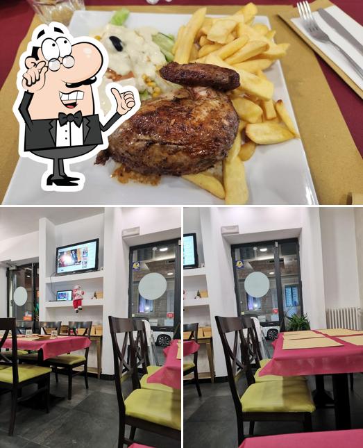 Tra le diverse cose da Pollo loco piazza sabotino si possono trovare la interni e cibo