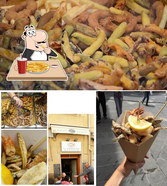 Ordina un piatto di chips con diversi tipi di salsine