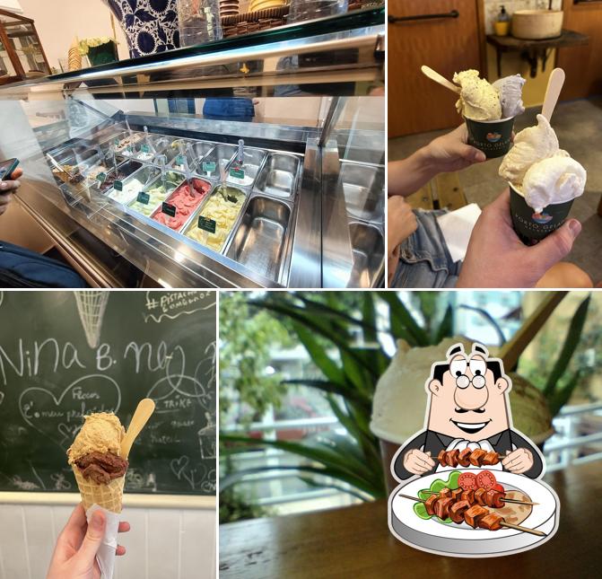 Platos en Porto Gelato Gelateria