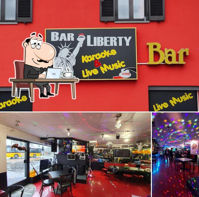 Dai un'occhiata agli interni di BAR liberty