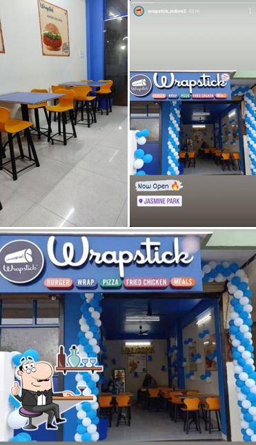 The interior of Wrapstick