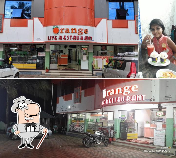 Enjoy the view at the outside area of Orange Live Restaurant, Kattanam