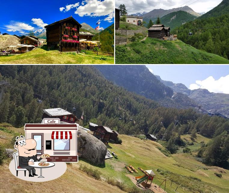 Gli esterni di Bergrestaurant Blatten