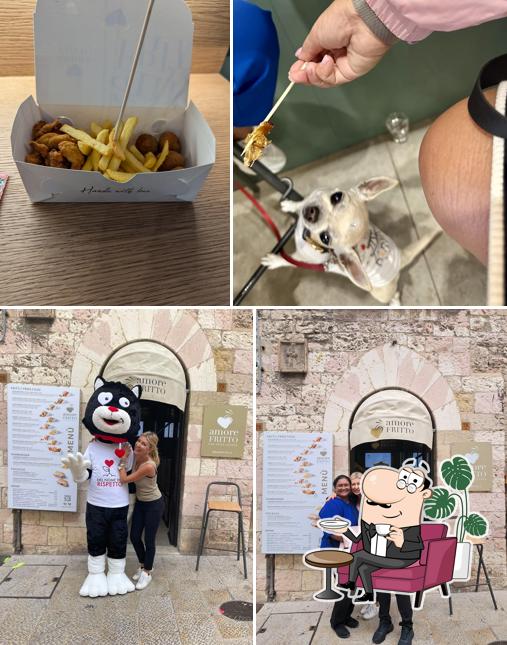 La foto di interni e cibo da Amore fritto