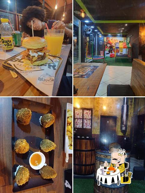 Platos en Navegante's Burguer
