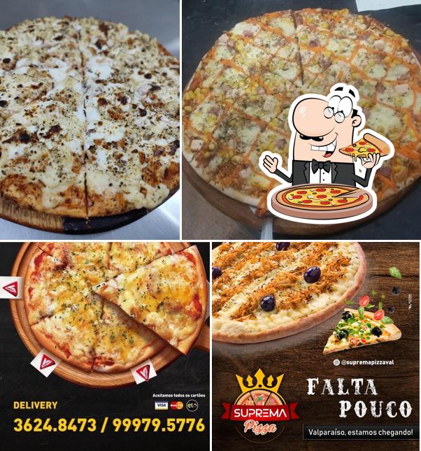 Escolha diversos estilos de pizza