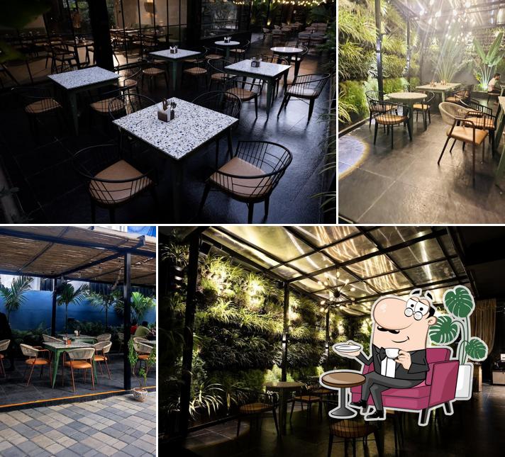 The interior of Temple Tree Pure Veg Restaurant