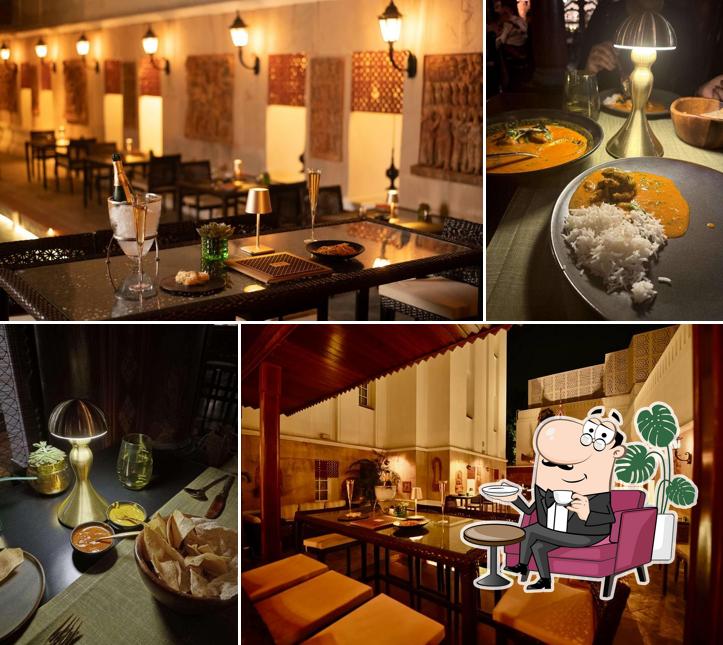 The interior of The Spice Route