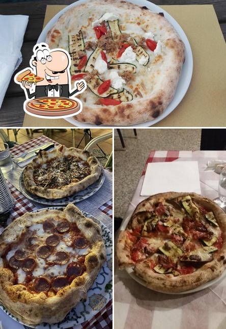 A MiraMonte Pizzeria, puoi ordinare una bella pizza