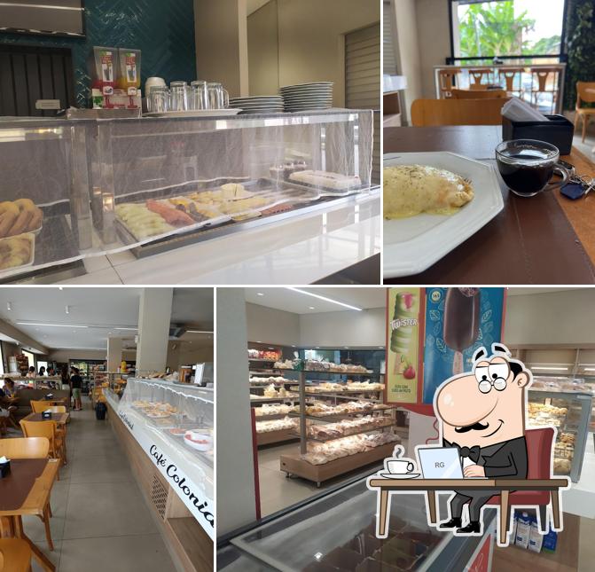 O interior do Padaria São Vicente