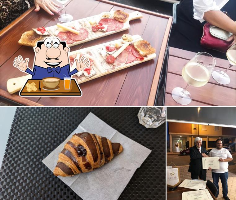 La cibo e esterno del ristorante