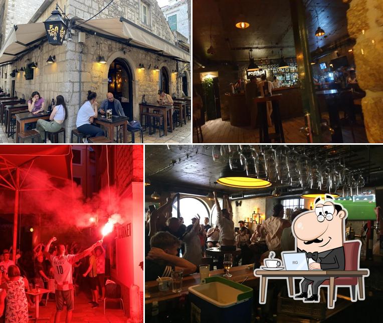 Gli interni di Cafe Bar Fontana