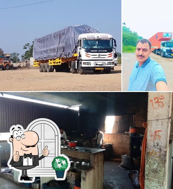 This is the picture displaying exterior and interior at Shree devnarayan hotal dhaba