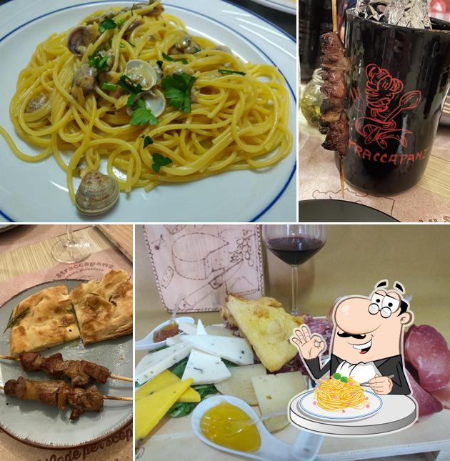 Spaghetti alla carbonara al Ristorante Lu Straccapanz
