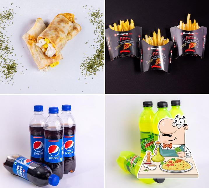 Food at Rominus Pizza And Burger