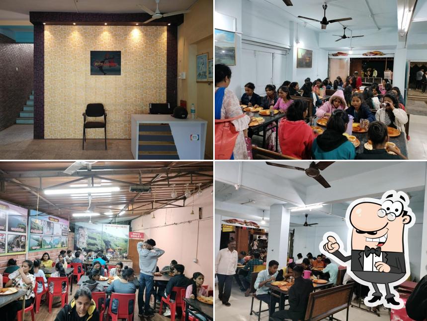 The interior of Hotel Manisha