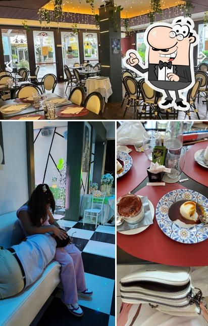 Gli interni di Chamade Pizzeria