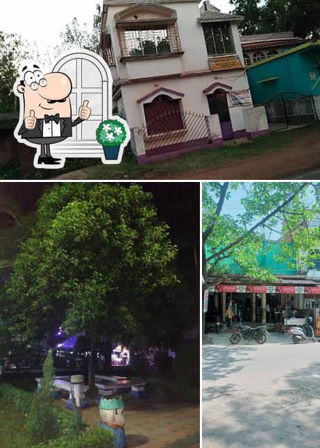 Enjoy the view at the outside area of Baba Samosa Sweet House