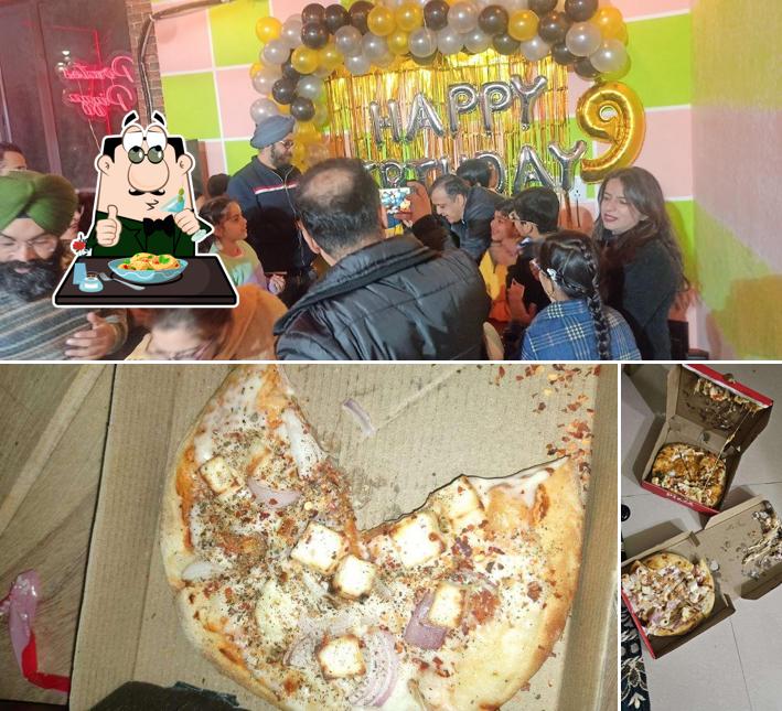 Food at Pirates pizza