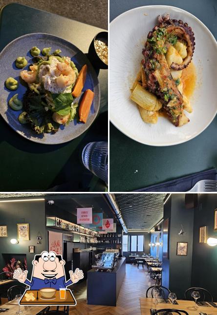 Questa è la foto che mostra la cibo e interni di Santa Palta