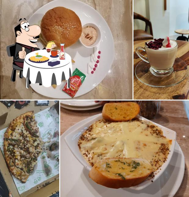 Try out a burger at The Crown Cafe - Best Café in Rohtak