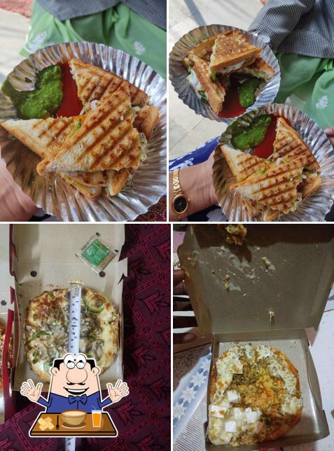 Food at Shivam's Pizza