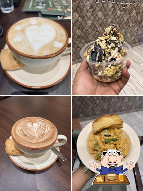 Clam chowder at The Bean Brewery Cafe