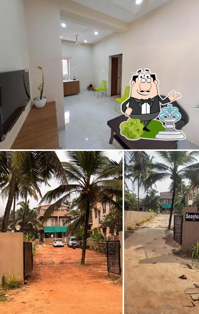 The restaurant's exterior and interior