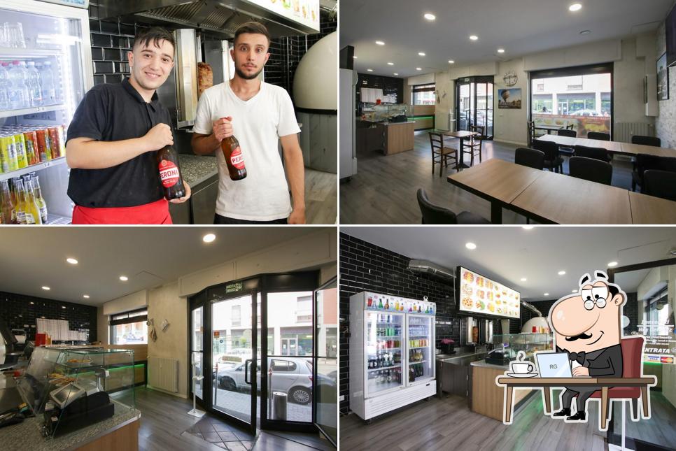 Gli interni di Anatolia Kebab