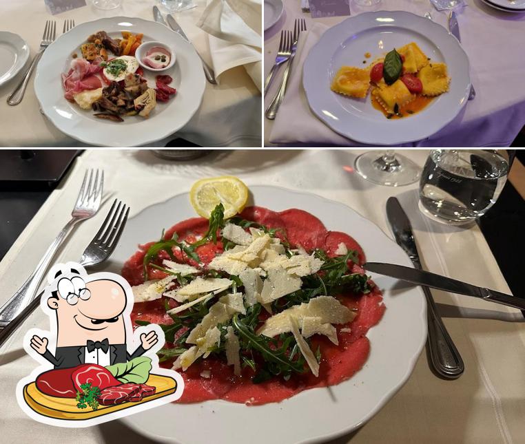 Carpaccio di manzo al Restaurant Beau Rivage