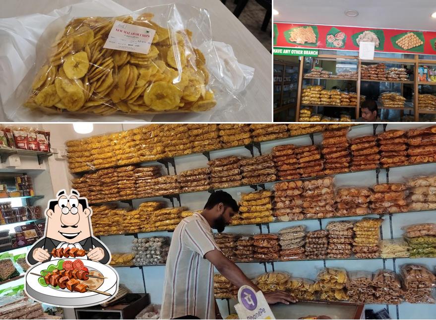Food at Malabar Chips