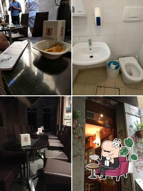 Siediti a un tavolo di Caffè Brasilia