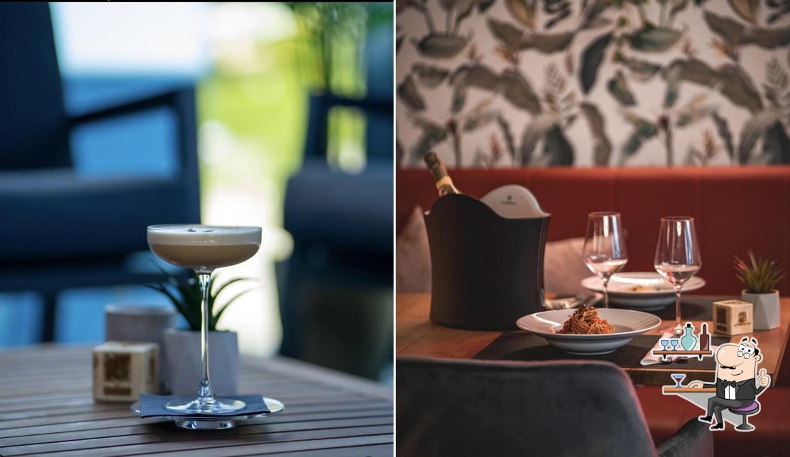 Gli interni di Ficus Lounge Bar