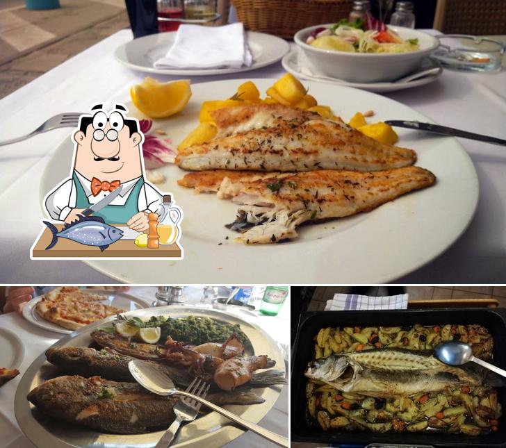 Salmone grigliato al Restaurant Dvi Palme